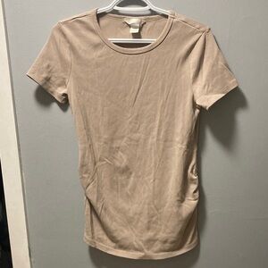 H&M Light Brown Short Sleeve Tee